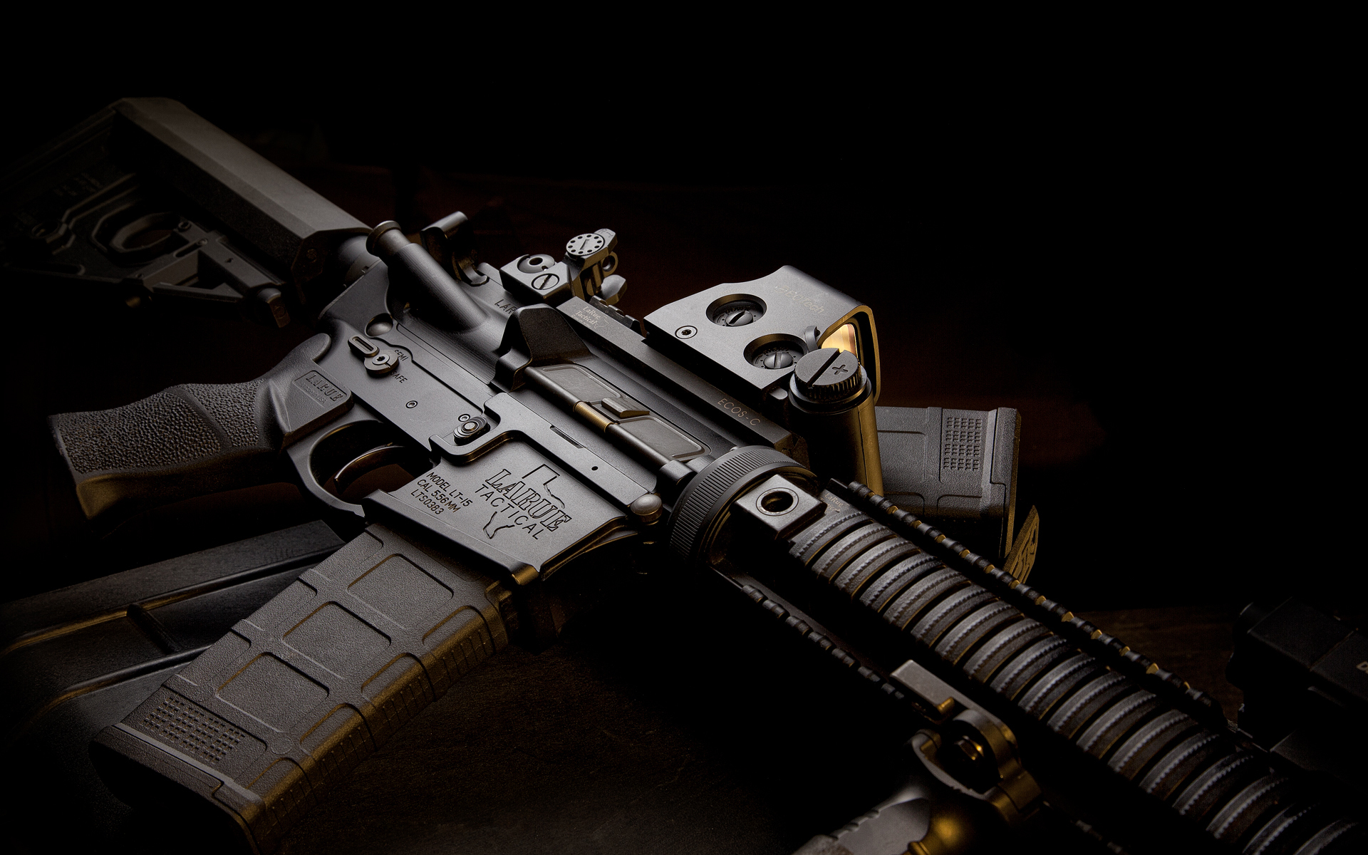Wallpaper M4 Machine Gun Assault Rifle Ar Twilight Collimator