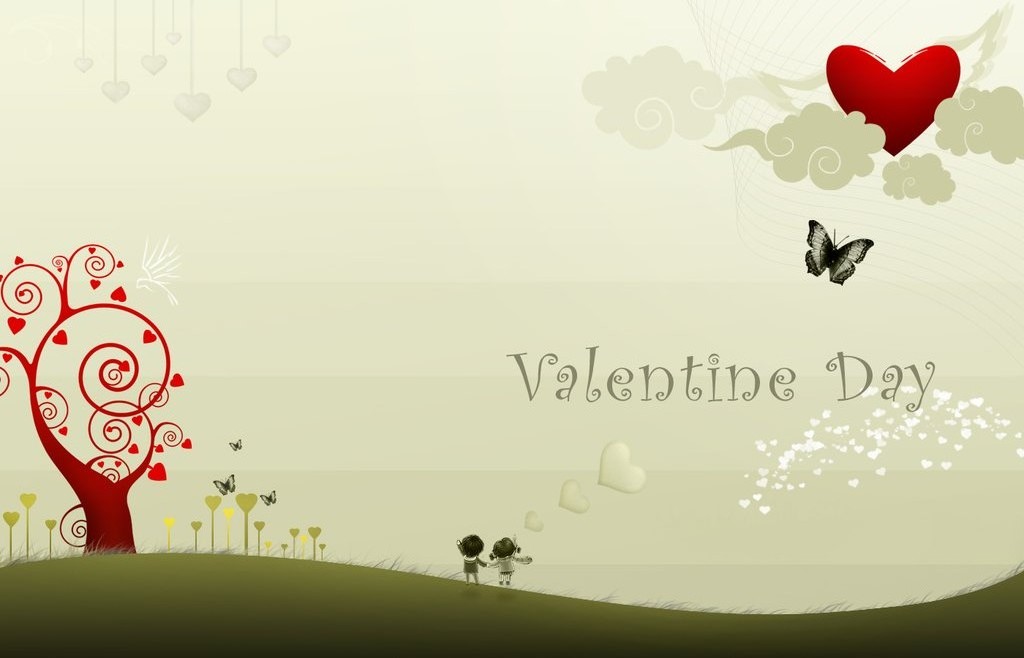 Animals Zoo Park Valentines Day Love Wallpaper For
