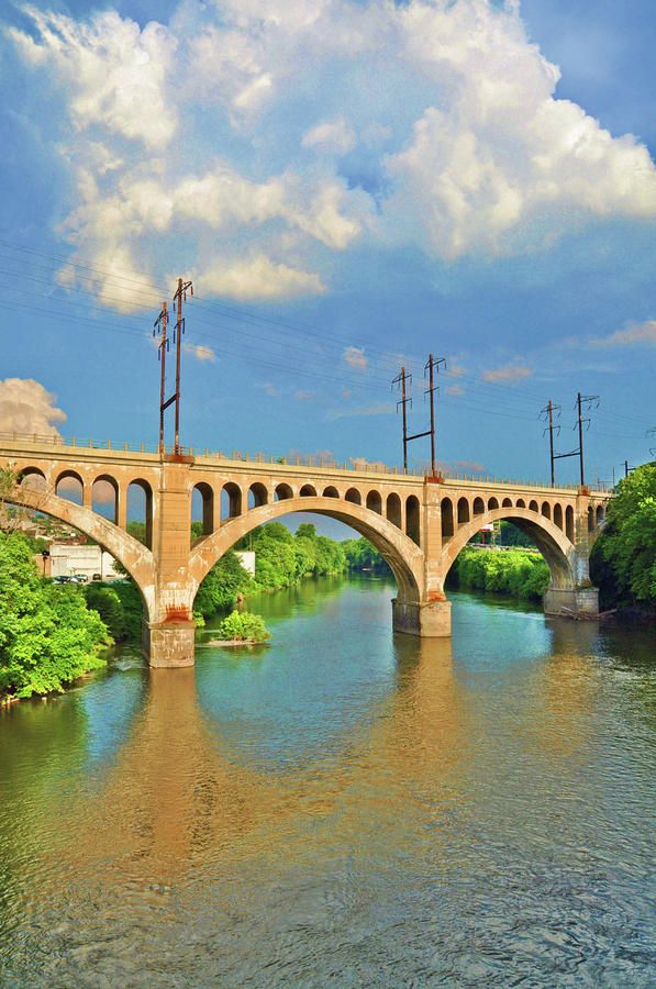 Manayunk Bridge Delaware Valley Philadelphia