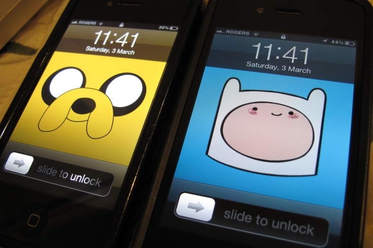 Adventure Time Matching iPhone Wallpaper