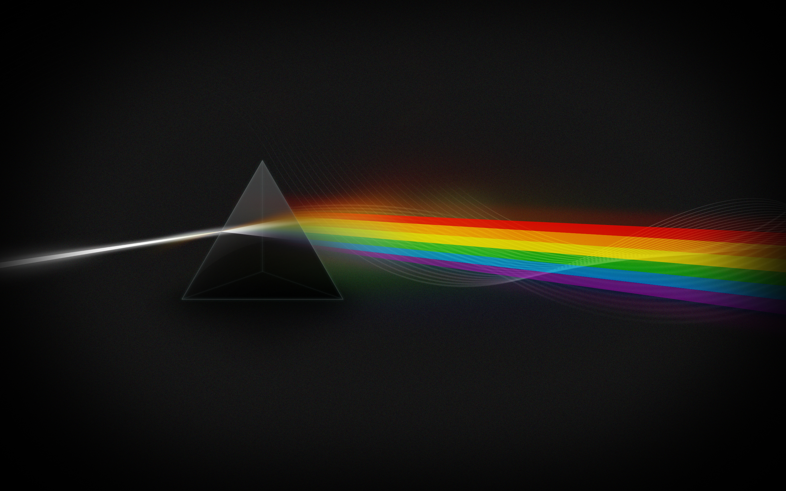 Pink Floyd The Dark Side Of Moon Light Spectrum Album Cover
