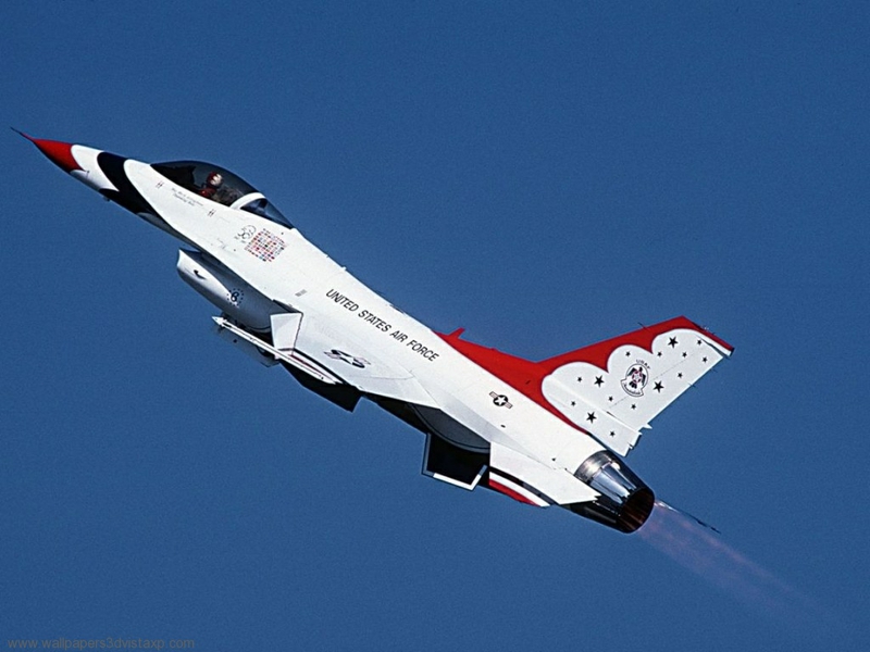 Cool F16 F16 Thunderbird Aircraft Military HD Desktop Wallpaper
