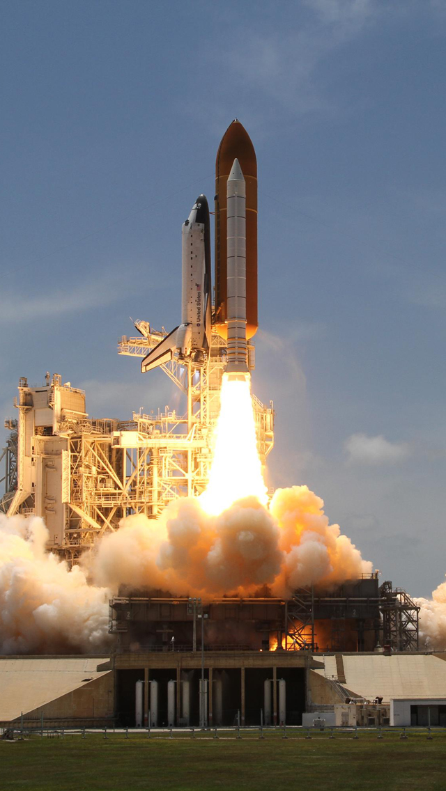 NASA rocket launch iPhone 5 Wallpaper 640x1136