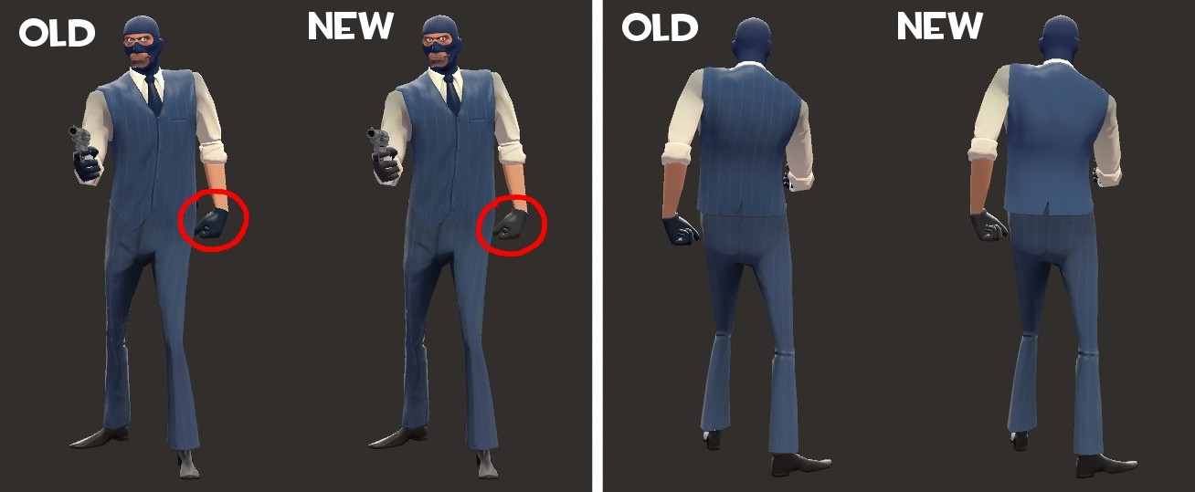 Screenshot Of Team Fortress Skin Stylish Spy Model