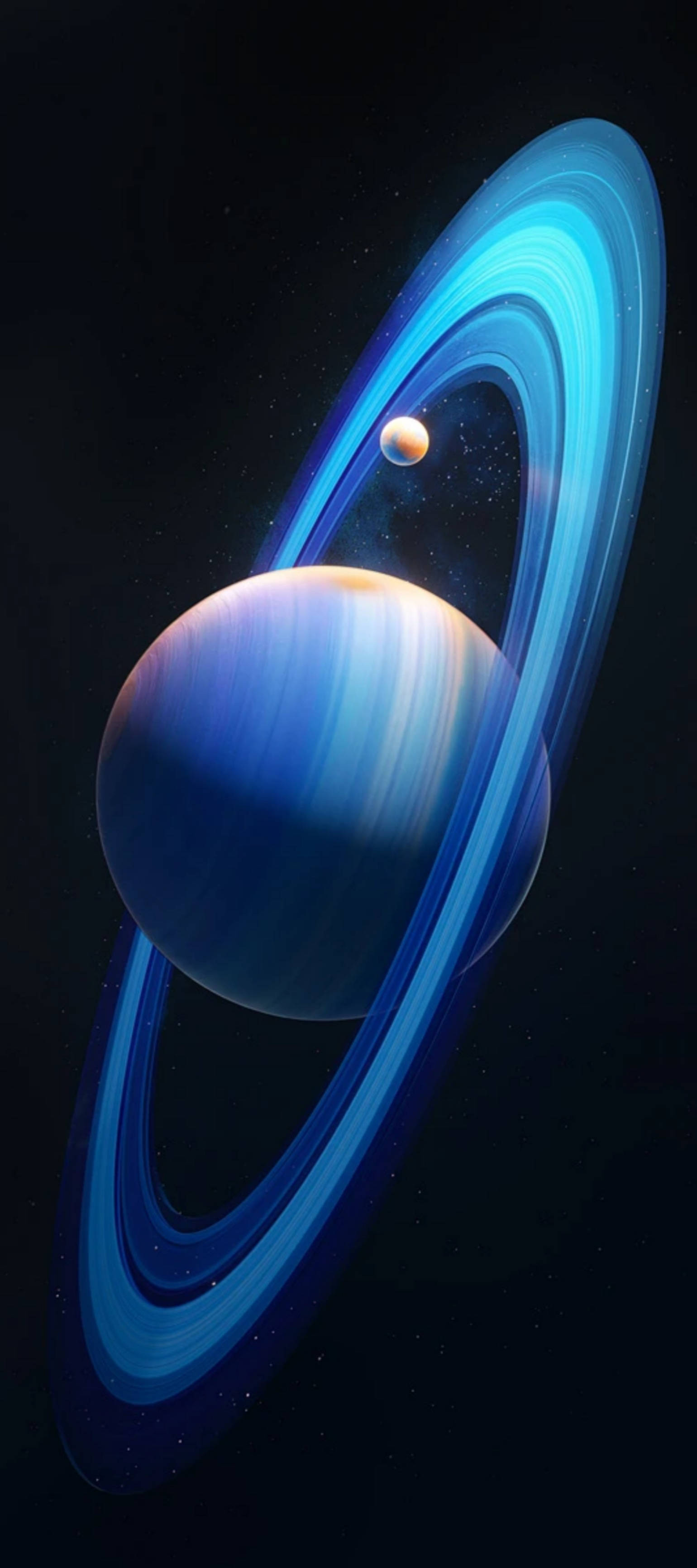 Infinix Zero In Unique Ultra Blue Design Against A Background Wallpaper