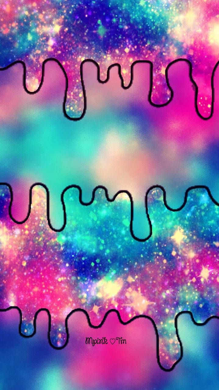 Melted Galaxy Wallpaper Graphic Design HD