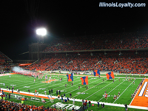 Fighting Illini Football The From Colonnades Club Illinois