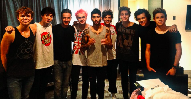 5sos and one direction header