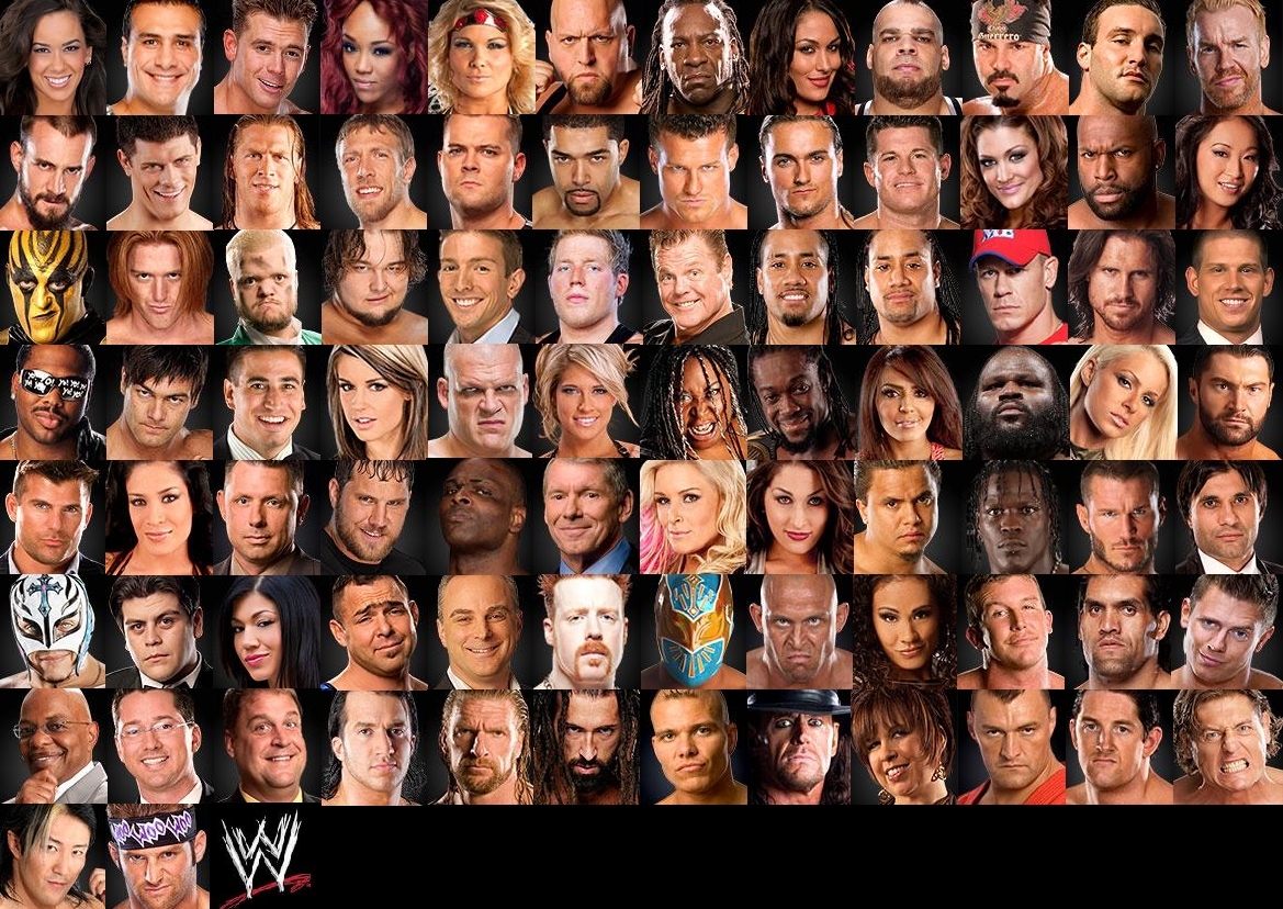 wwe roster list