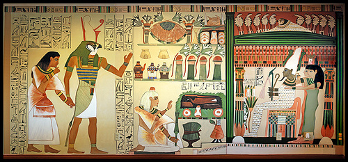Egyptian Mural Tomb Of The Dead Full Wall T