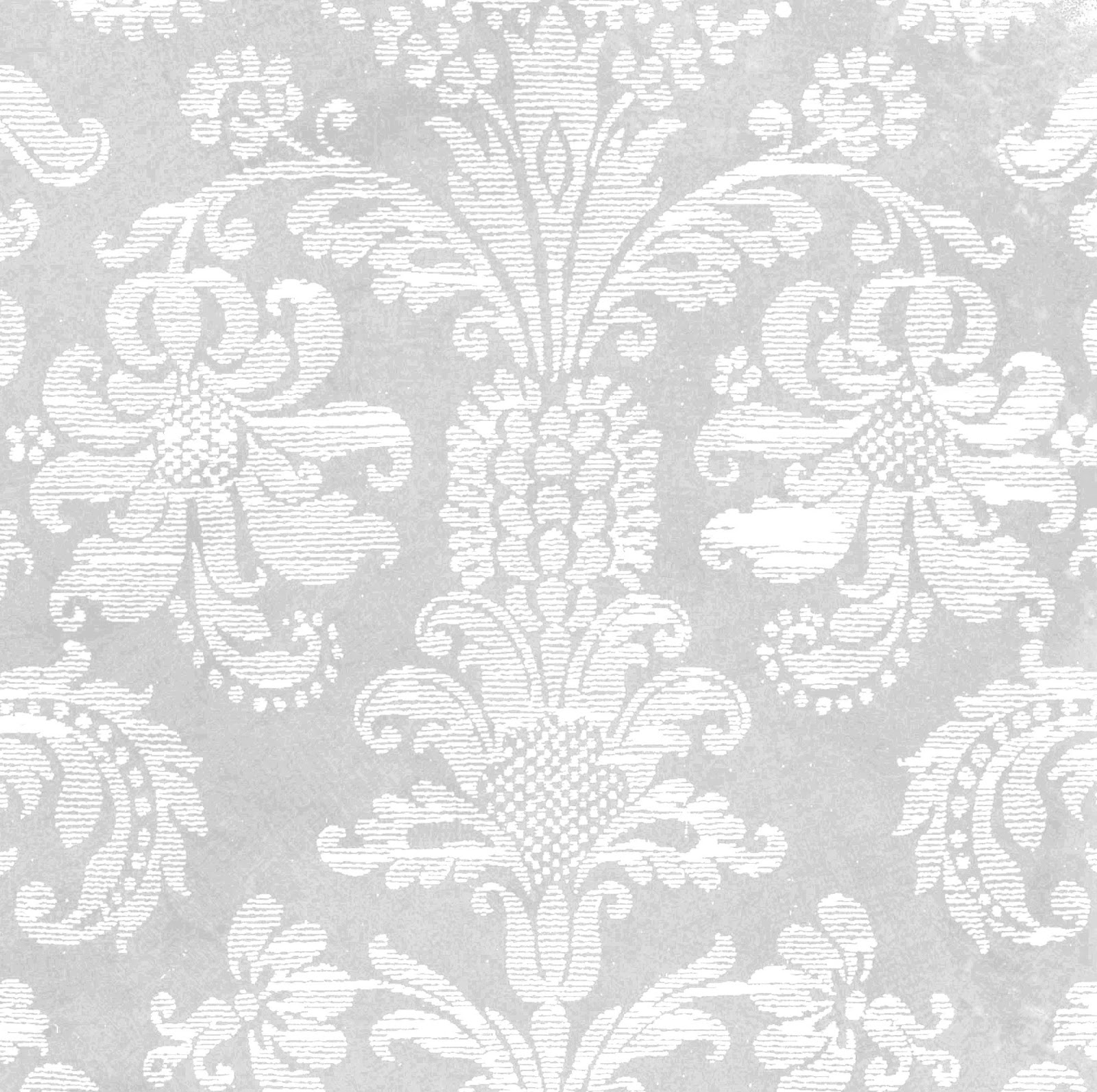 Mint Green Damask Wallpaper Silver And White