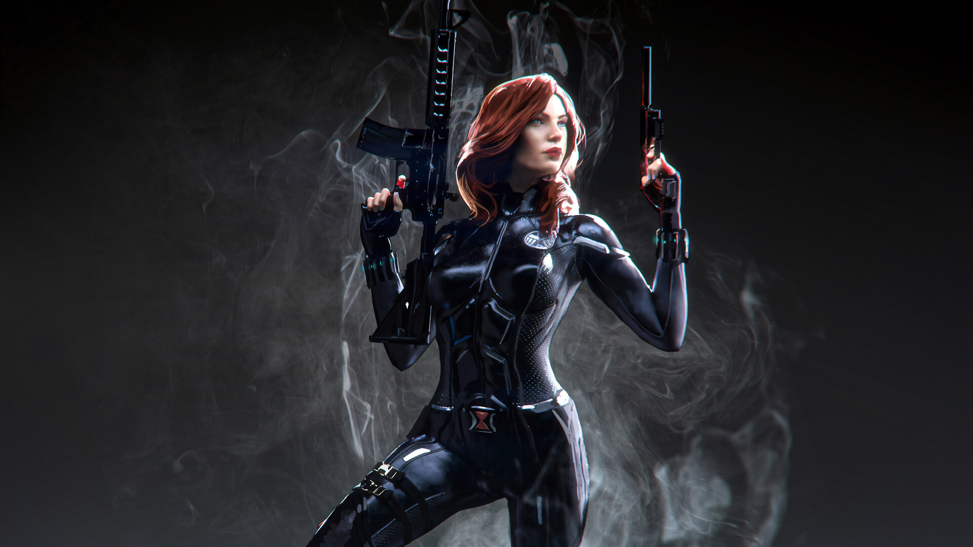 Black Widow Marvel Superhero Laptop Full HD 1080p 4k Wallpaper
