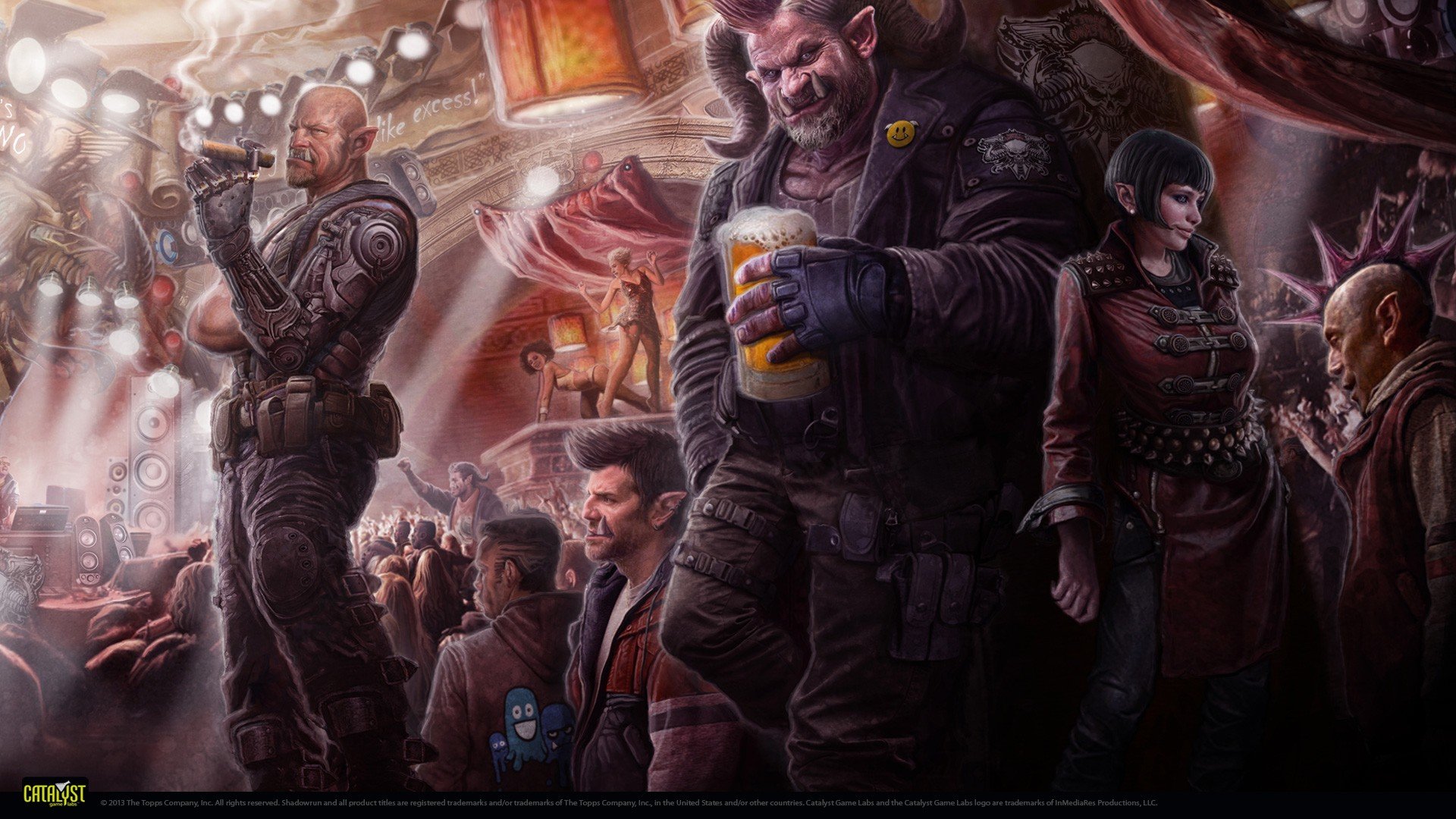 Shadowrun Cyberpunk Wallpaper