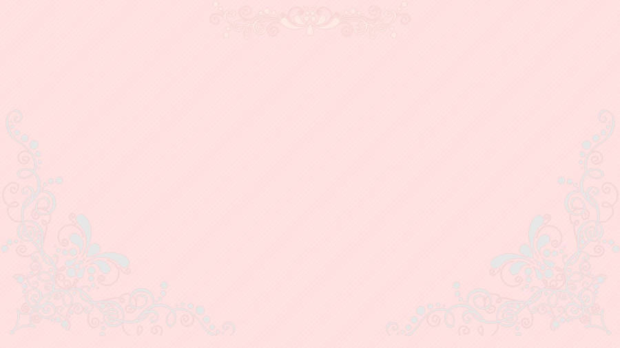 Pink Scrolls Pastel Aesthetic Laptop Wallpaper