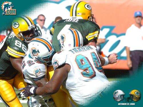 Wallpaper Football Nfl Miami Dolphins Vs Packers