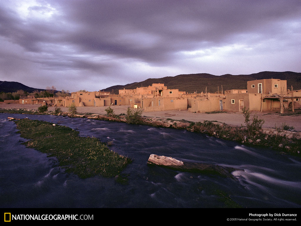 New Mexico Taos Pueblo 1976 Photo of the Day Picture Photography