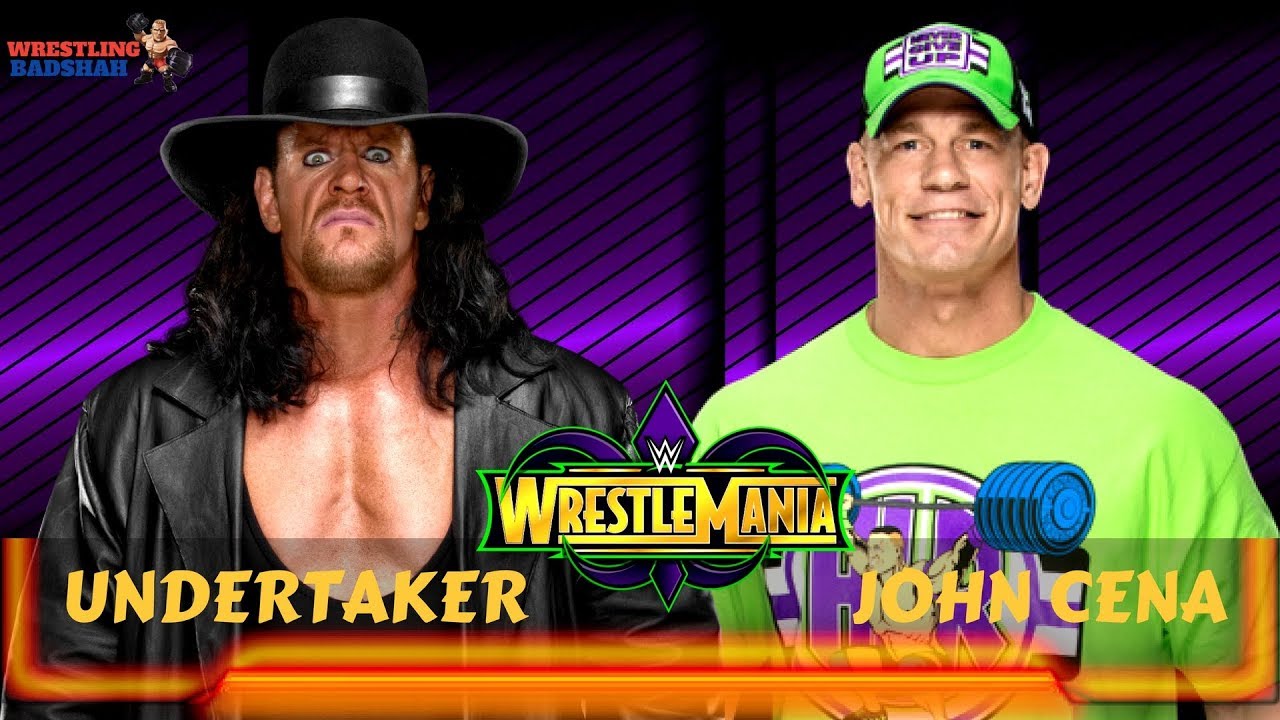 Undertaker Vs John Cena At Wrestlemania