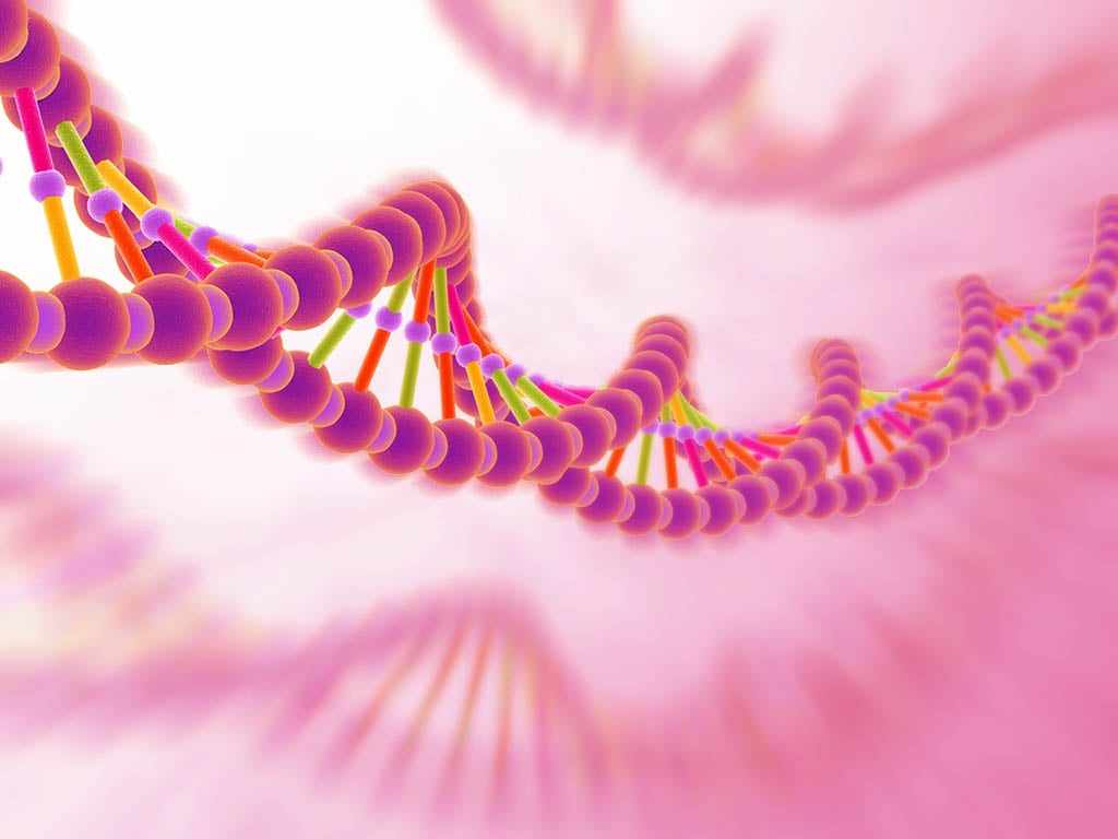  3D Helix DNA Backgrounds For PowerPoint   3D PPT Templates 1024x768