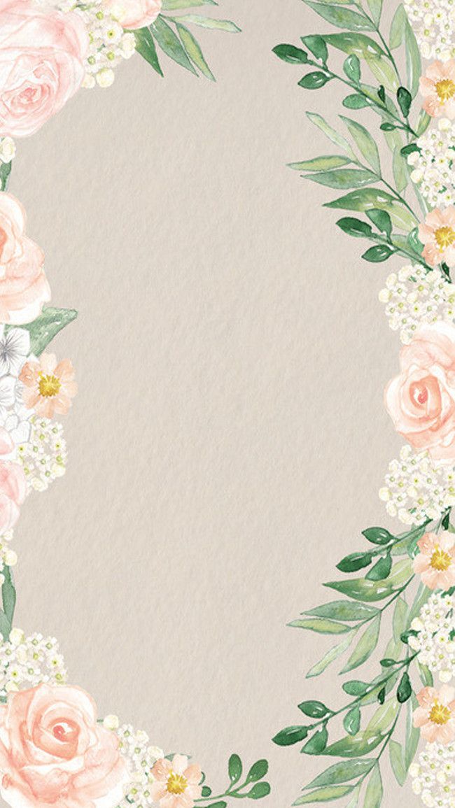 Simple Small Fresh Wedding Invitations H5 Background Flower