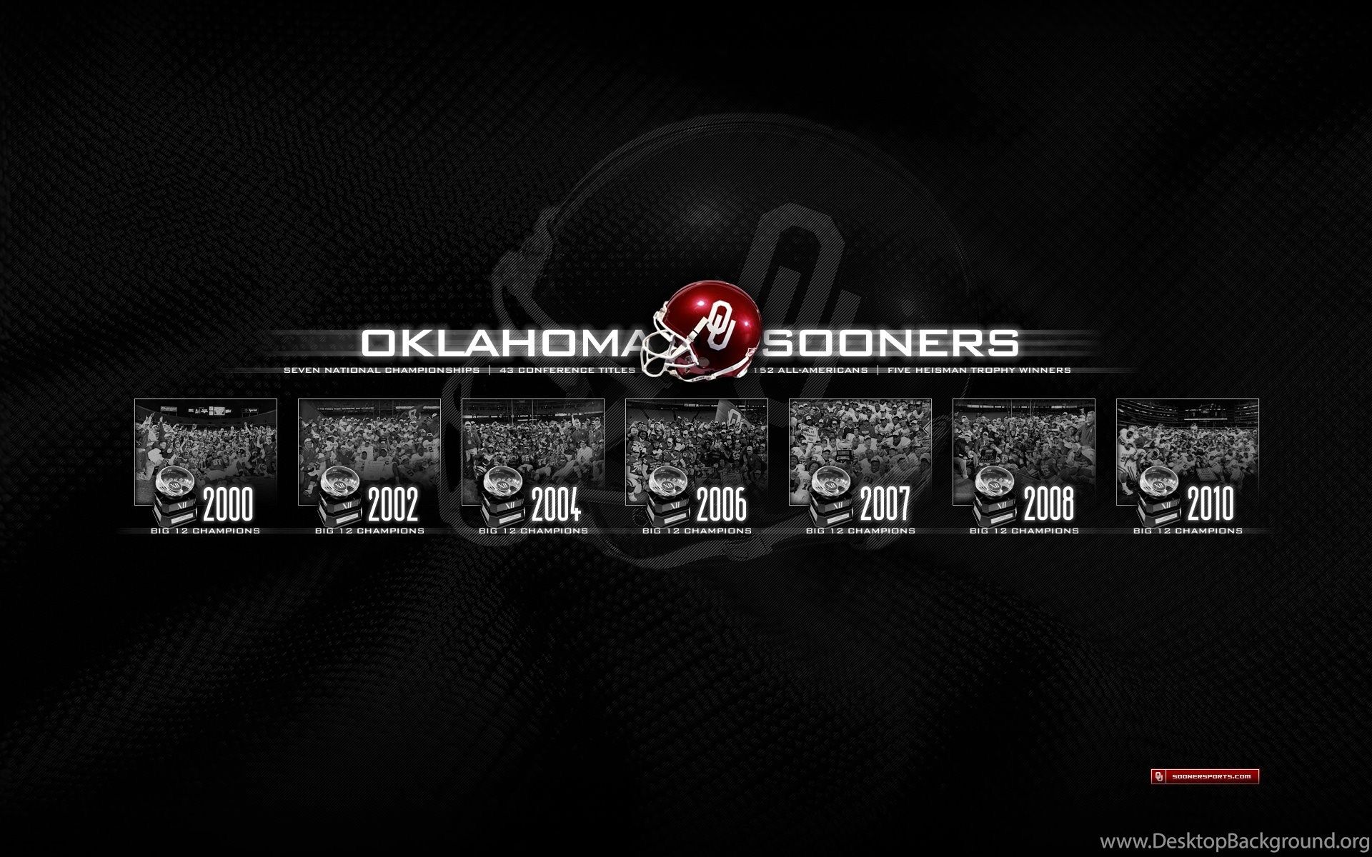 Oklahoma Sooners Desktop Wallpaper Top