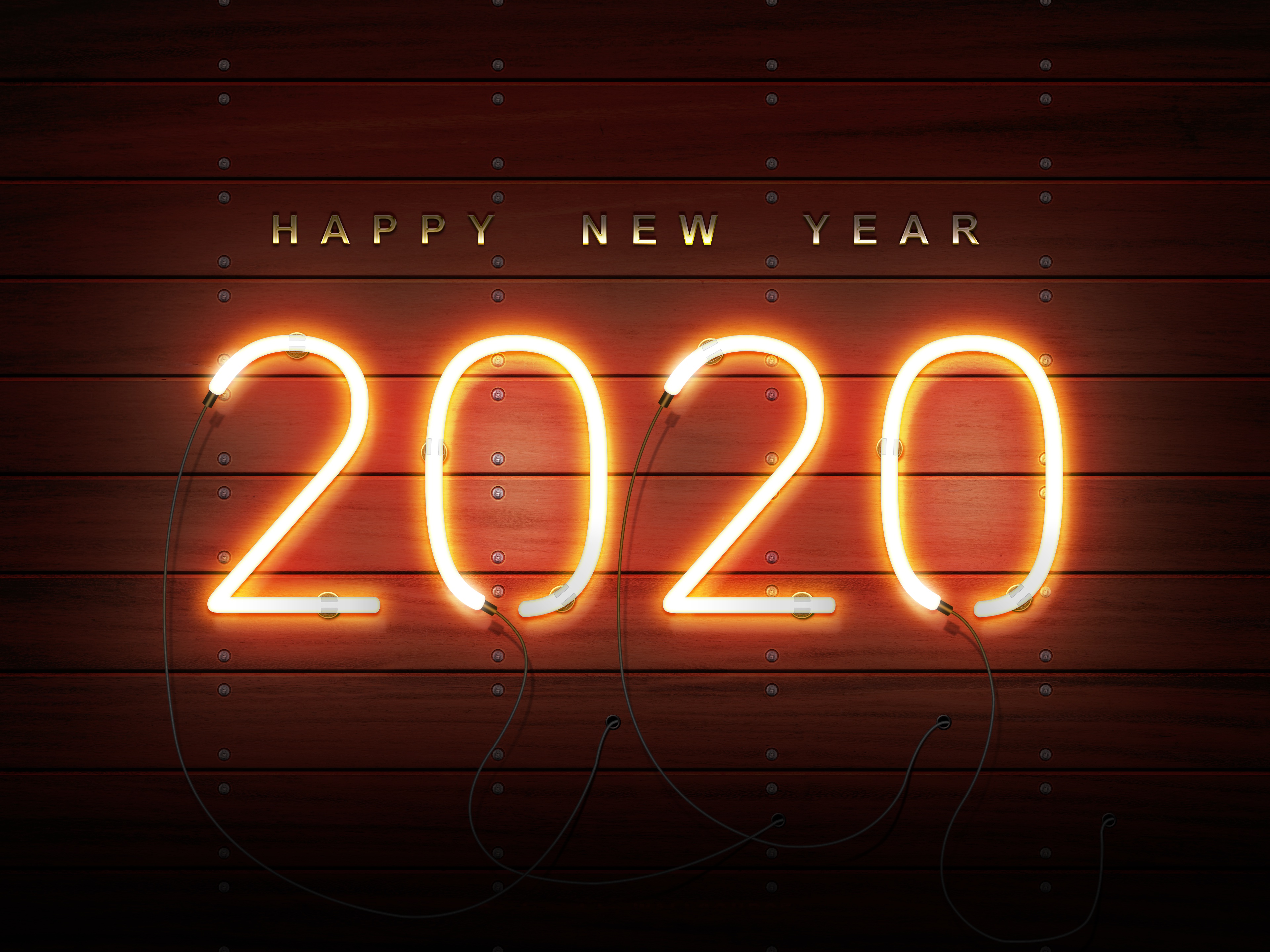 New Year 2020 4k Ultra HD Wallpaper Background Image 3840x2880