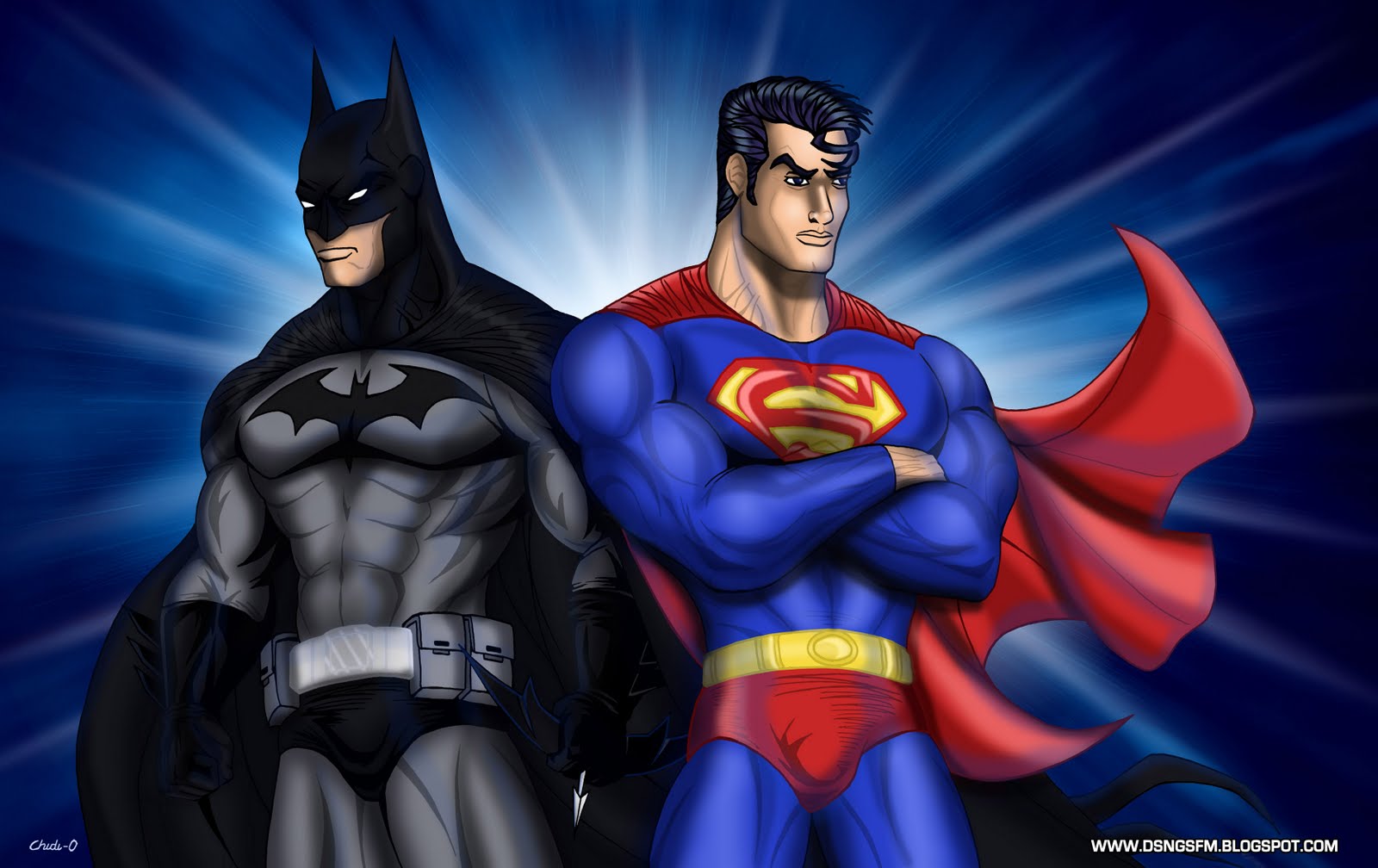 Wallpaper Superman Batman Imagebank Biz