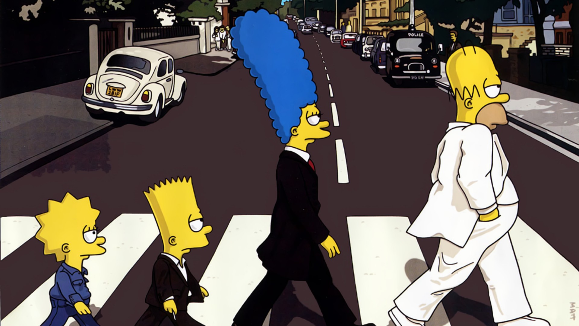 Noblewalls Abbey Road The Simpsons Desktop And Mobile Background
