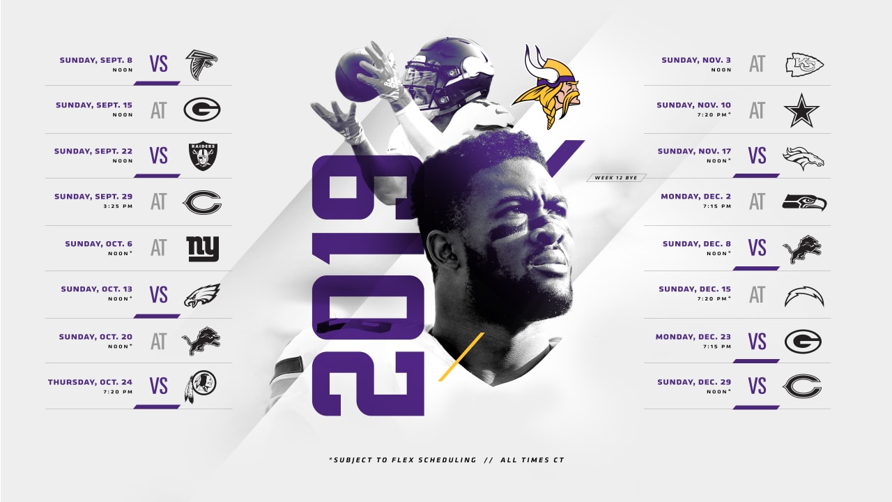 Minnesota Vikings Schedule Released