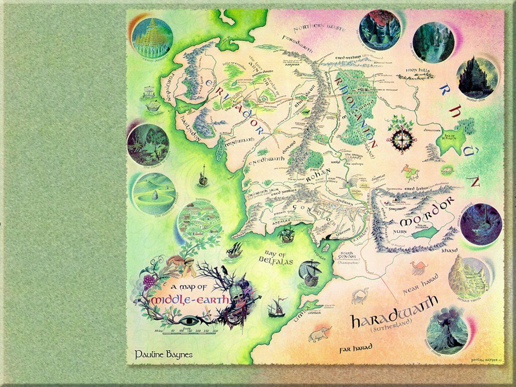 middle earth map high res