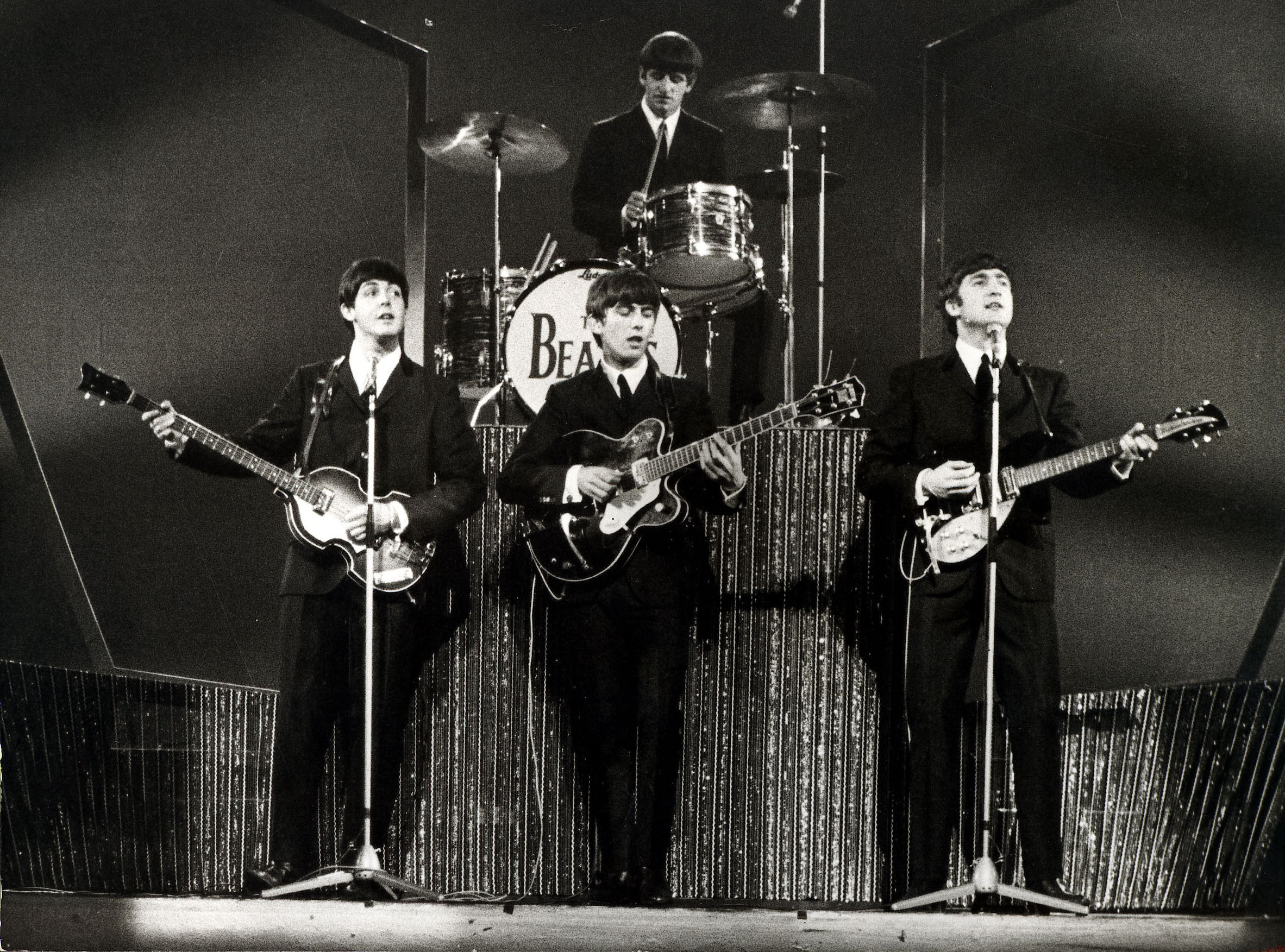 The Beatles Wallpaper Monochrome
