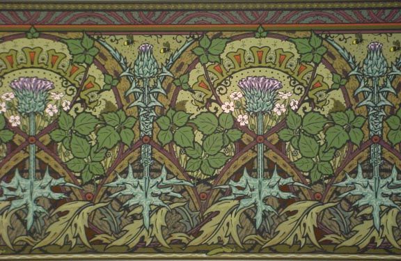 Crafts Friez Art Nouveau Movement Wallpaper