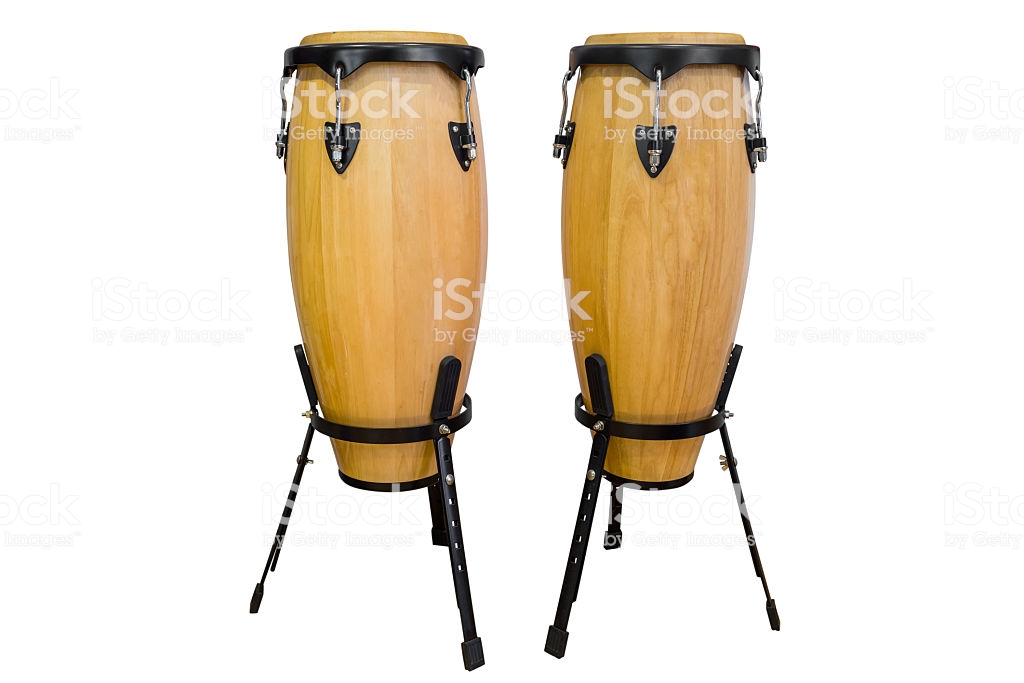 🔥 Free download Bongos Isolated On White Background Stock Photo