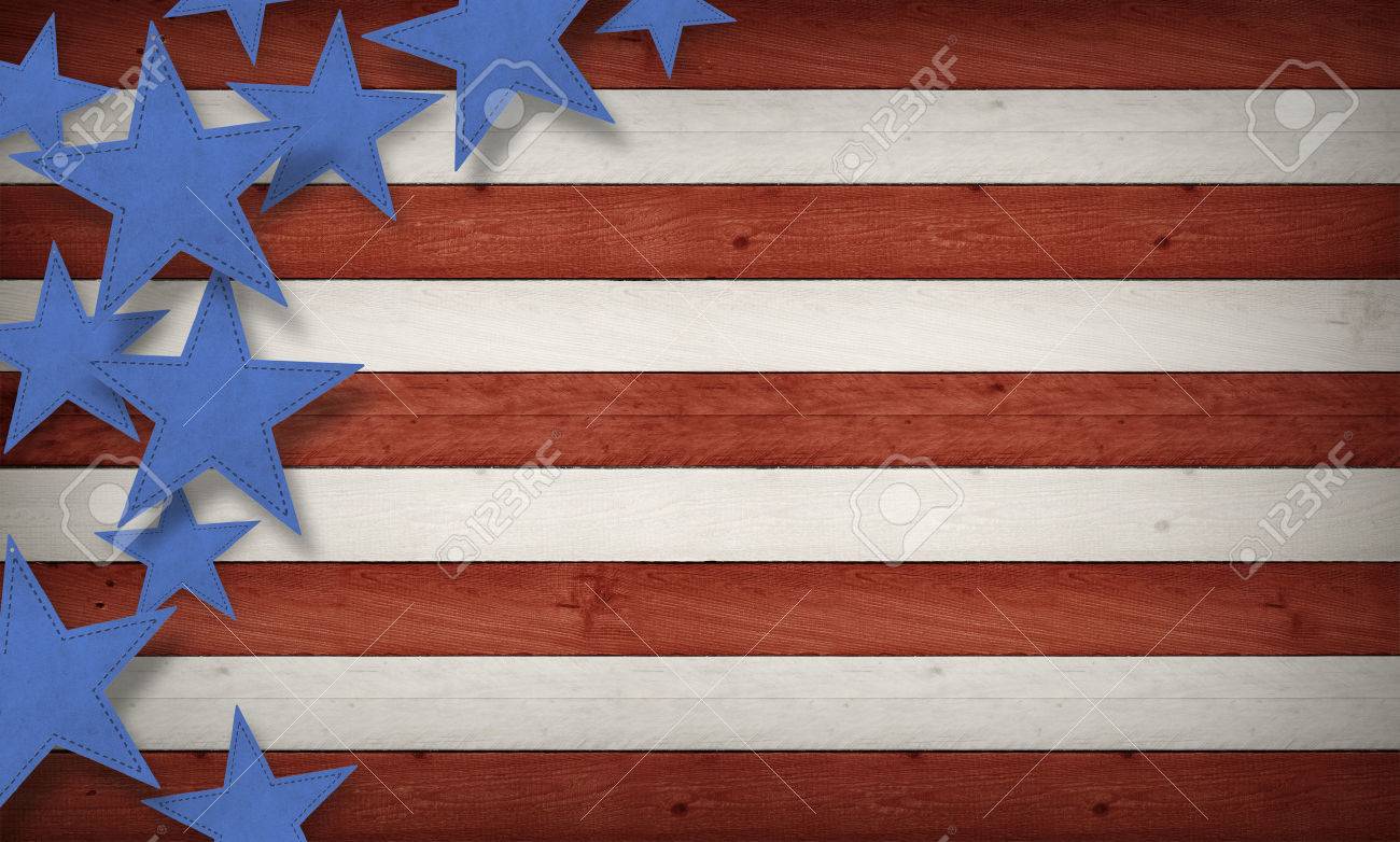 Fourth Of July Background Usa Themed Posite Stock Photo