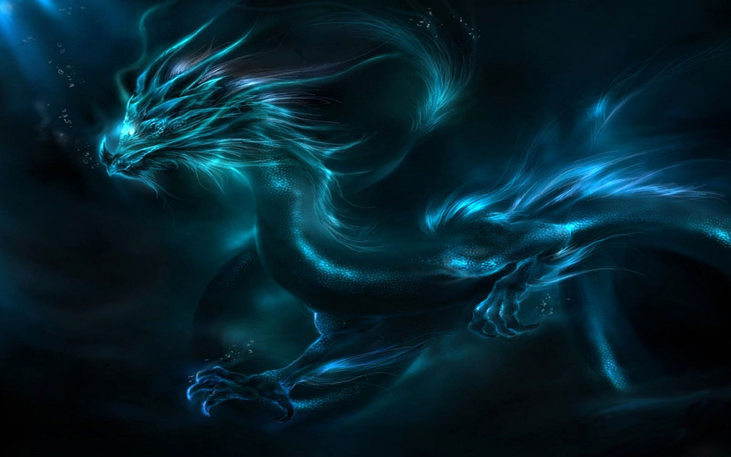 Blue Dragon S Background Wallpaper