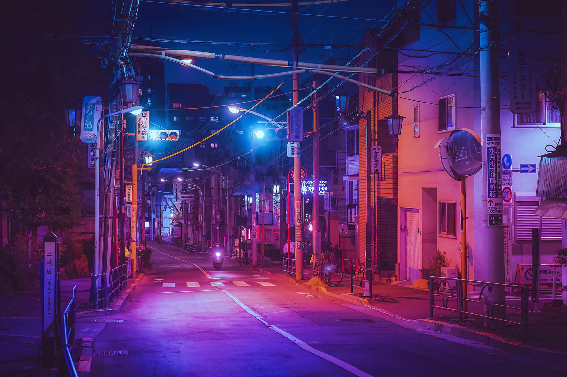 Night Street Wallpaper
