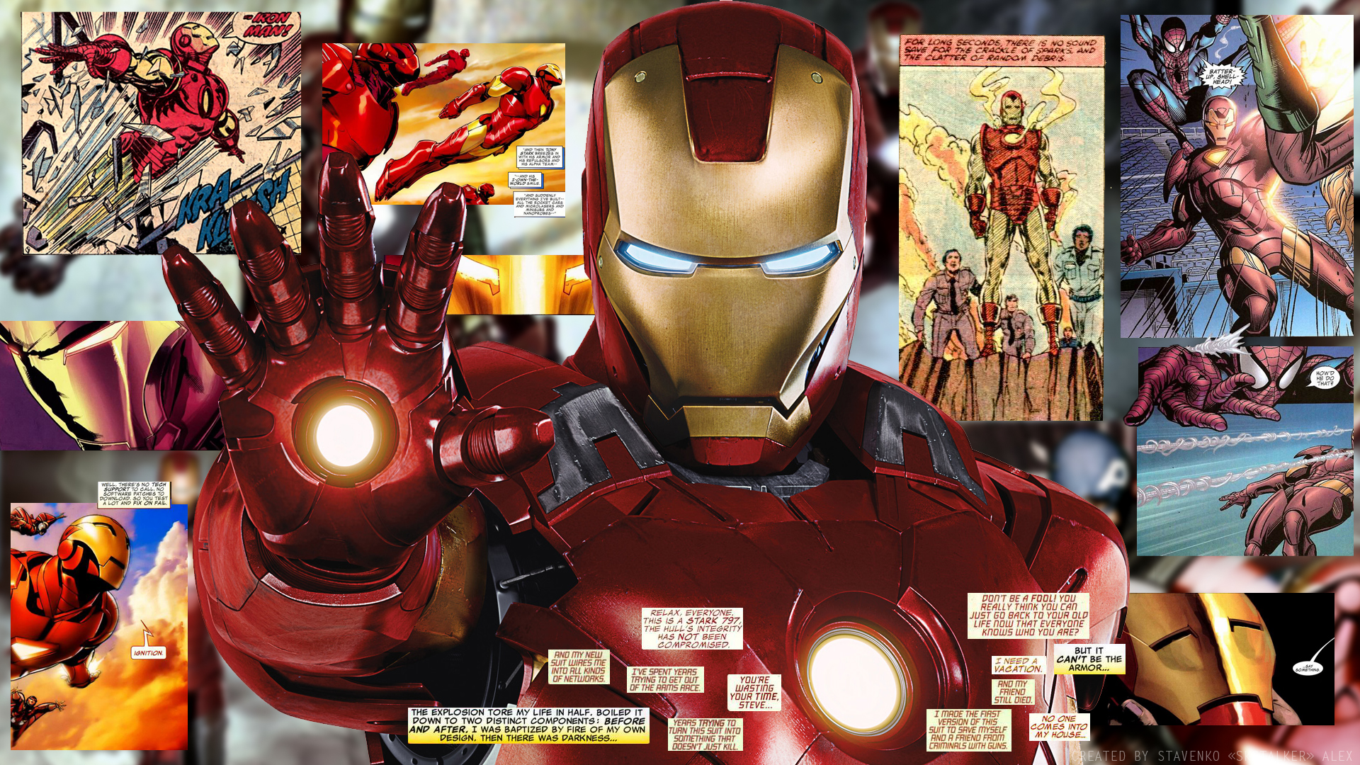 Iron Man Ic Wallpaper 1080p By Skstalker Fan Art Movies