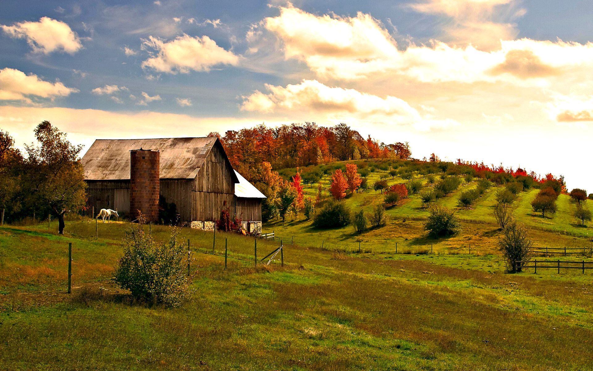 Red Barn Desktop Wallpaper