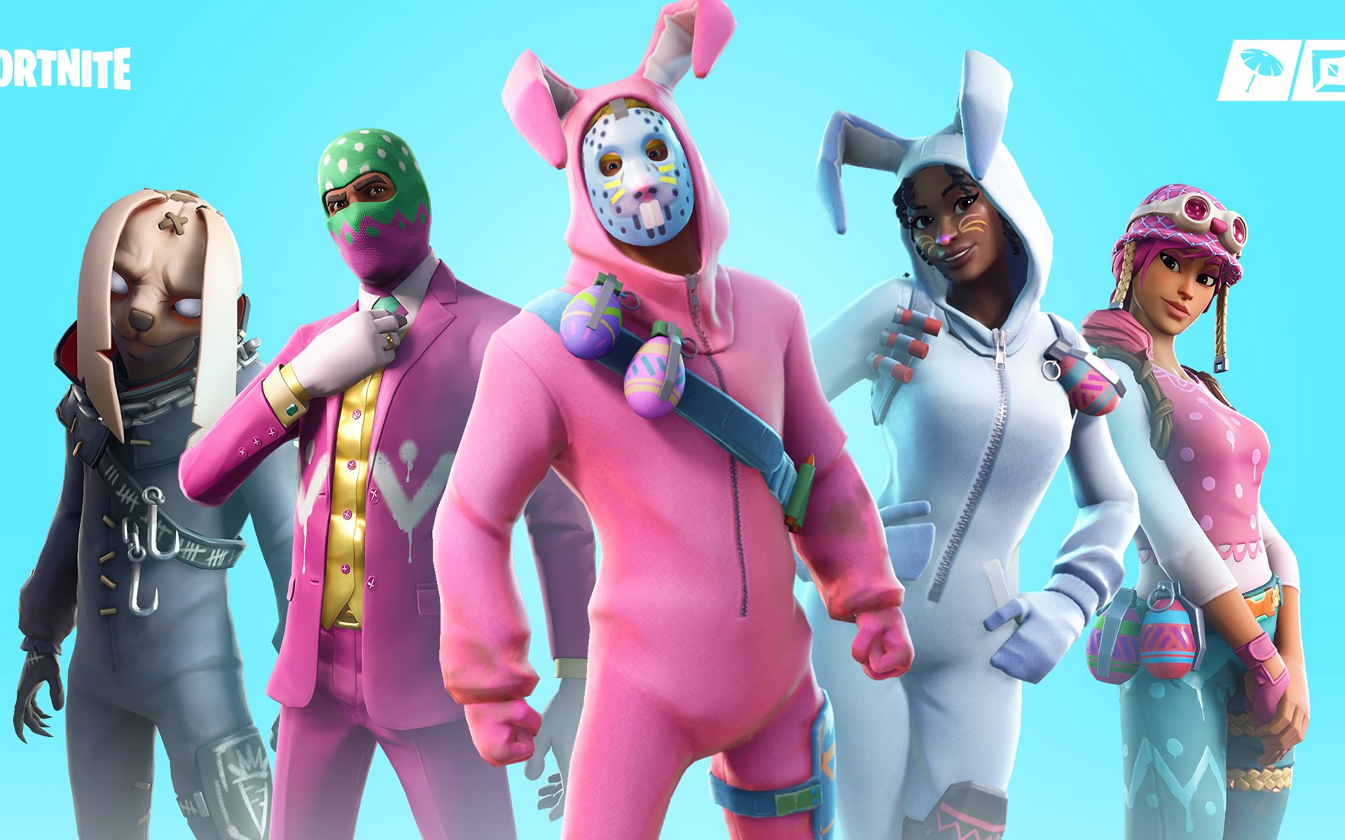 Fortnite Easter Rabbit Raider Bunny Brawler Pastel Hopper