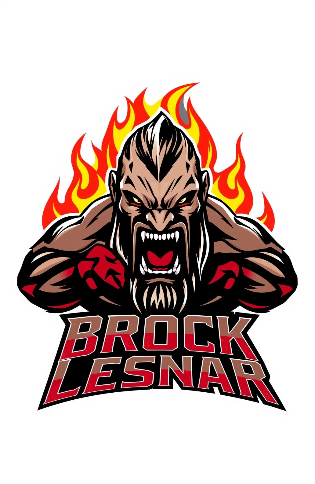 Brock Lesnar Logo Wallpaper