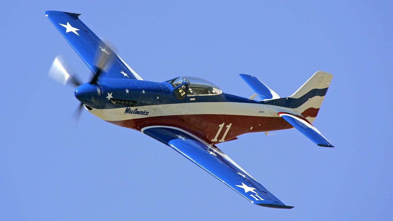 Aircraft Warbird P Mustang Wallpaper