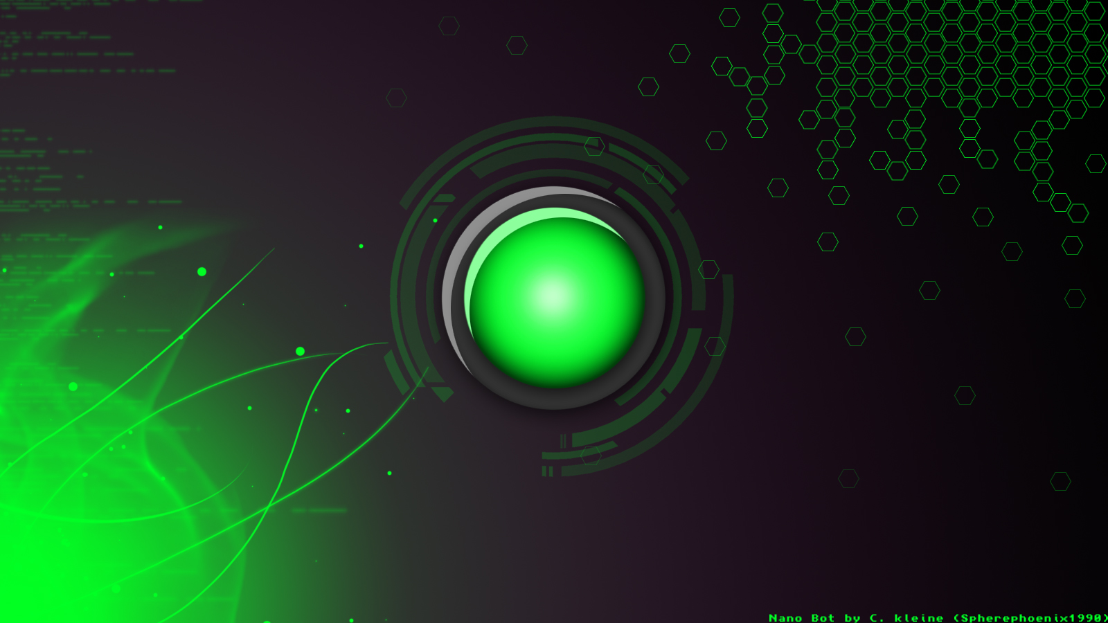 The Nano Bot Wallpaper By Spherephoenix1990