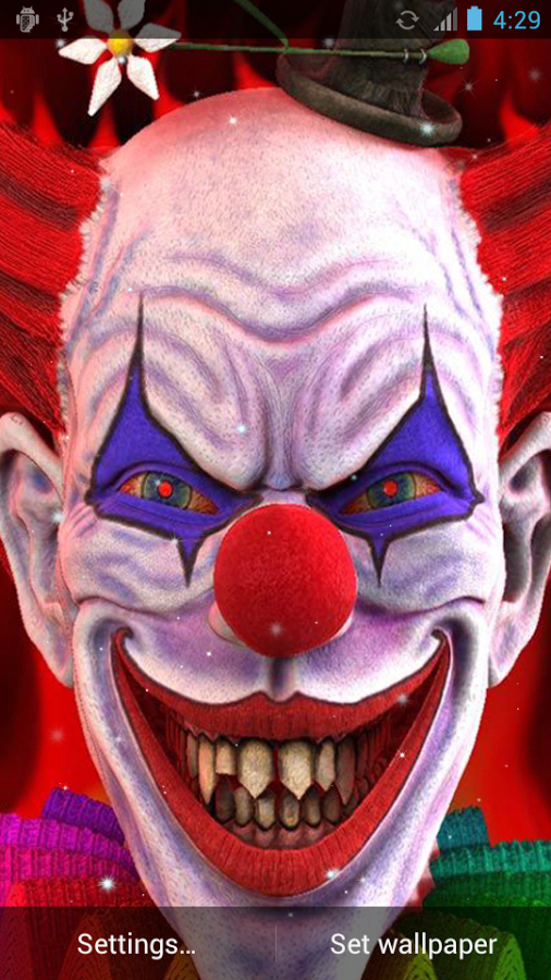 Scary Clown Live Wallpaper Android Apps On Google Play
