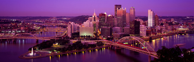 Downtown Pittsburgh Skyline Wallpaper