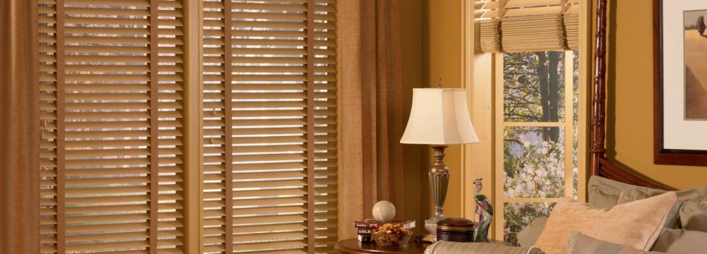 Allen Roth Faux Wood Blinds Photo Wallpaper Image And