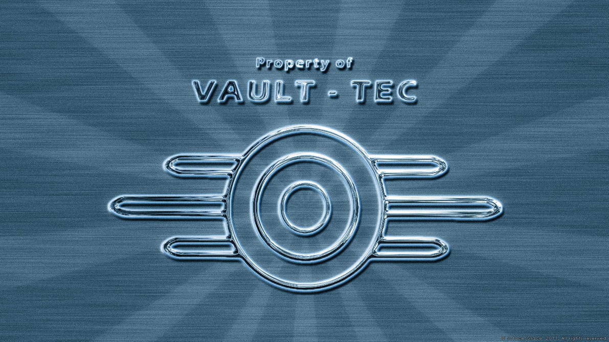 Vault Tec Fallout Retro Blue by Solace Grace 1191x670