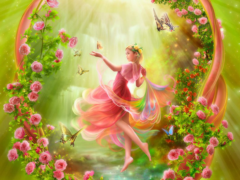 Fairy Garden Wallpaper