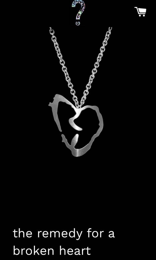 Xxxtentacion The Remedy For A Broken Heart Necklace Women S