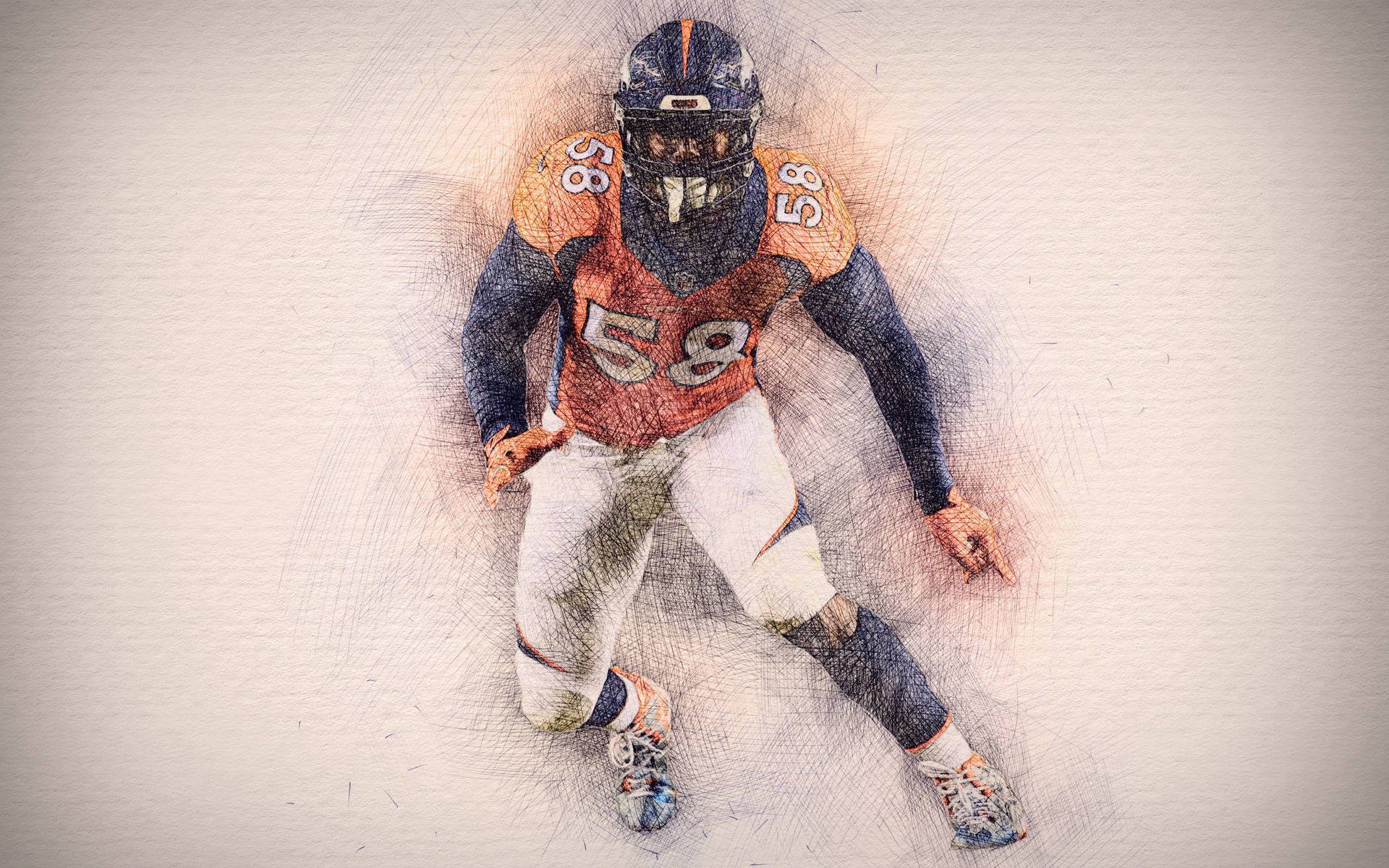 Von Miller Background S Wallpaper