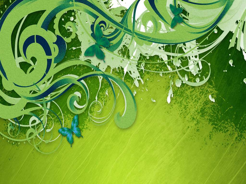 Green Background Wallpaper