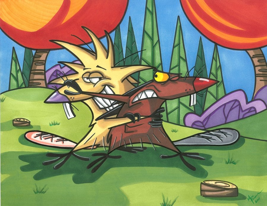 Angry Beavers Wallpaper Angry beavers by brtmchl
